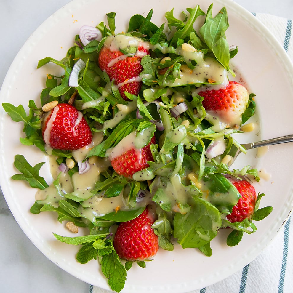 APLK Arugula and Strawberry Salad